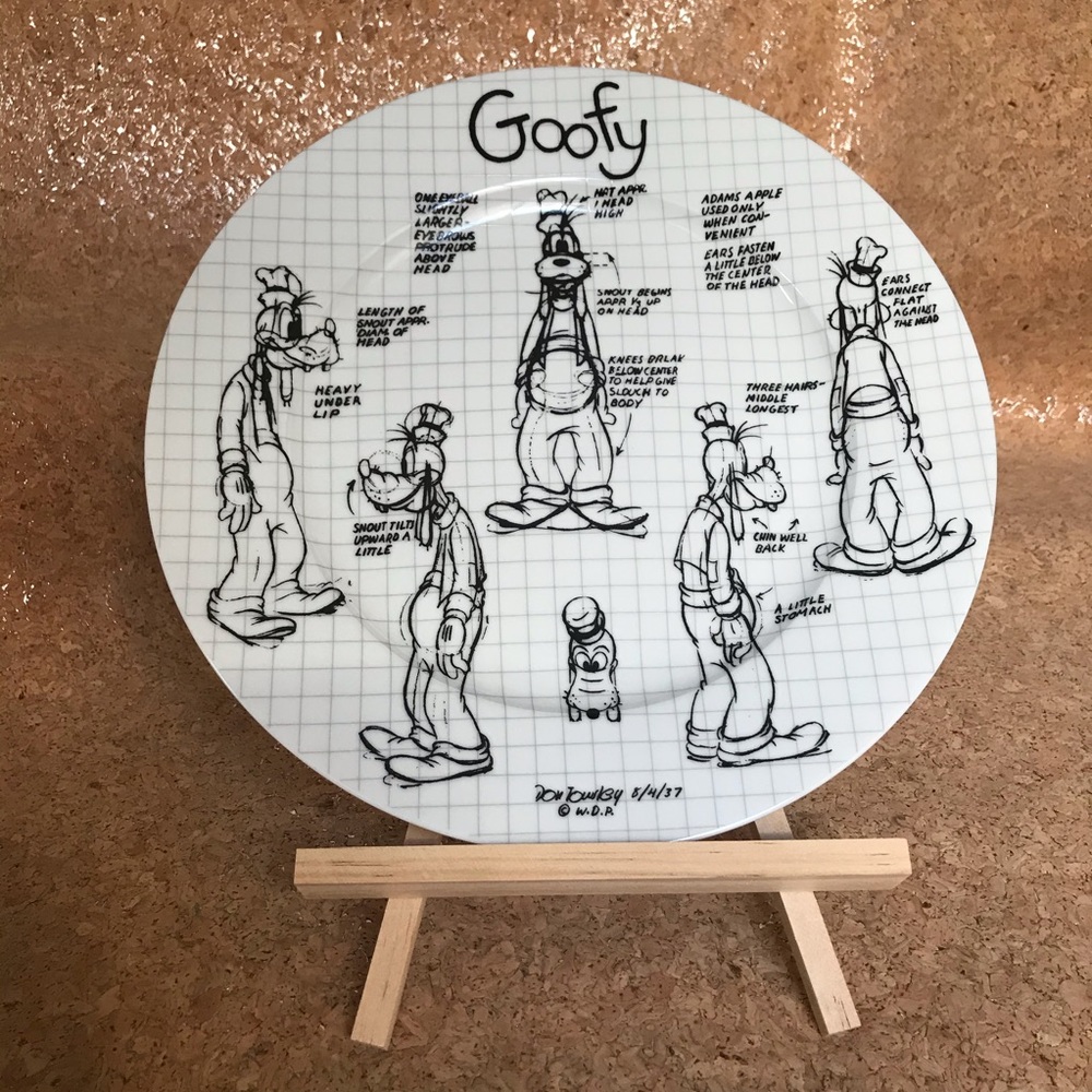 90th Celebration! Minnie Mickey Goofy Plates - Picture 4 of 7